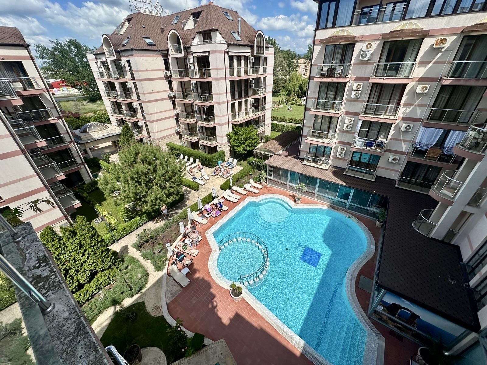 Sunny Beach: 3 Zimmer Wohnung im Tarsis 1 Sonnenstrand Bulgarien 