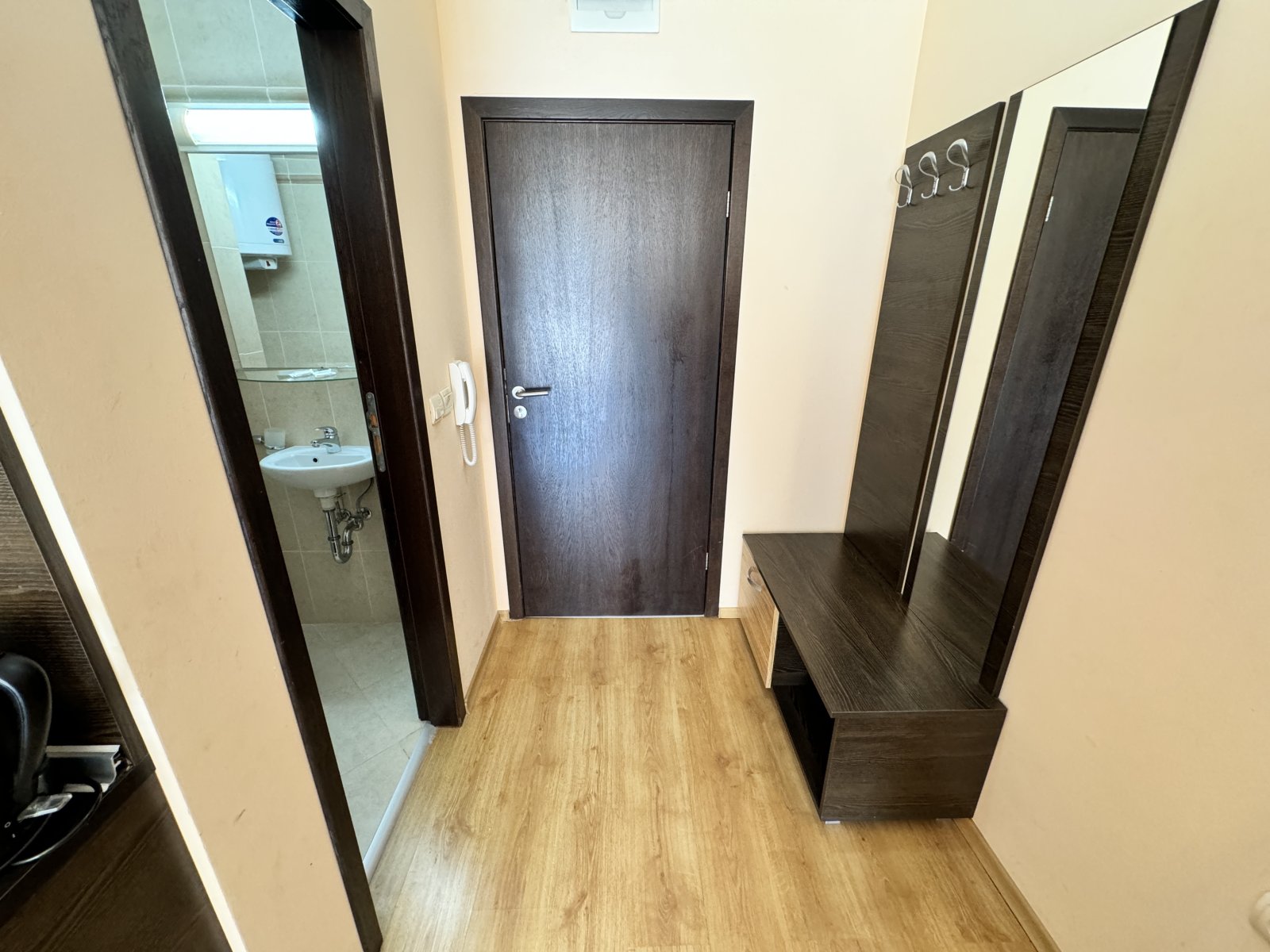 Zweizimmerwohnung im Komplex Luxor in Sveti Vlas mit Blick auf den Pool