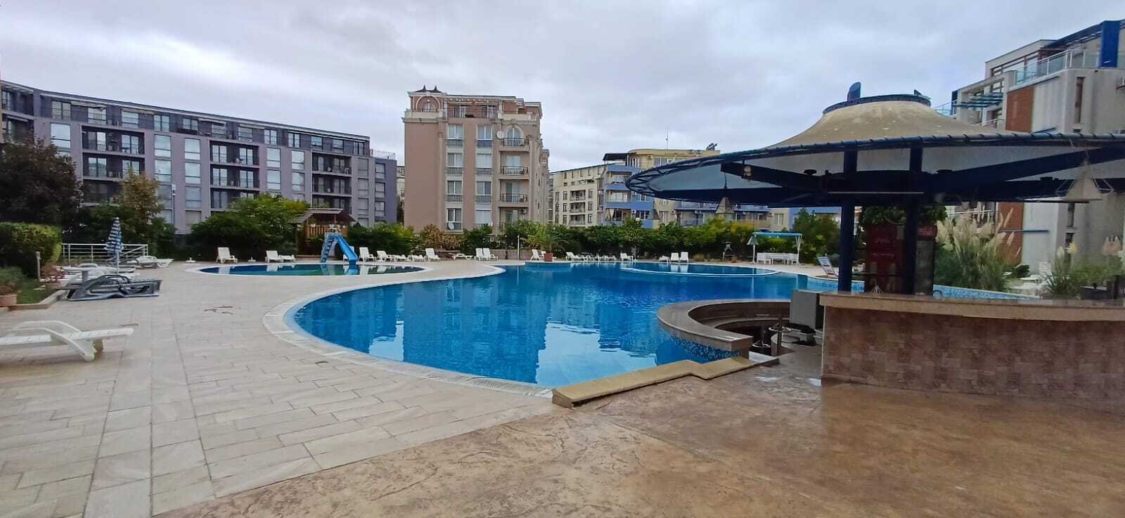 Sunny Beach: 2 Zimmer Wohnung im Komplex Sun City 1 Sonnenstrand Bulgarien 