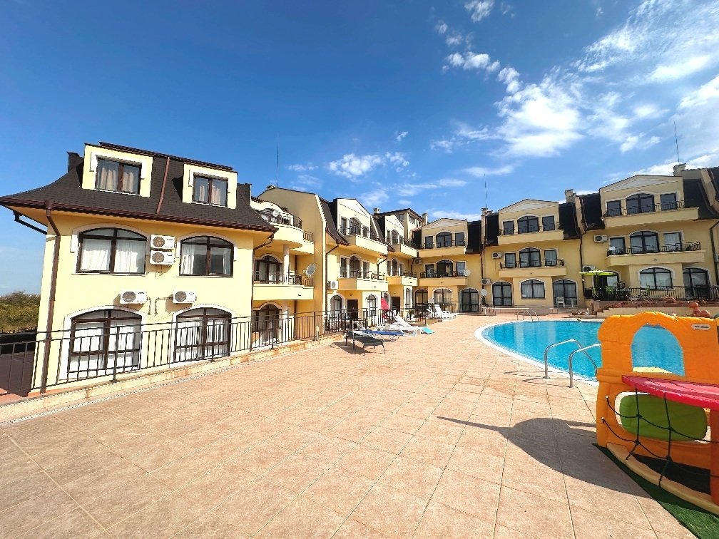 Kosharitsa: 3 Zimmer Wohnung im Nessebar View mit Poolblick Kosharitsa Bulgarien 
