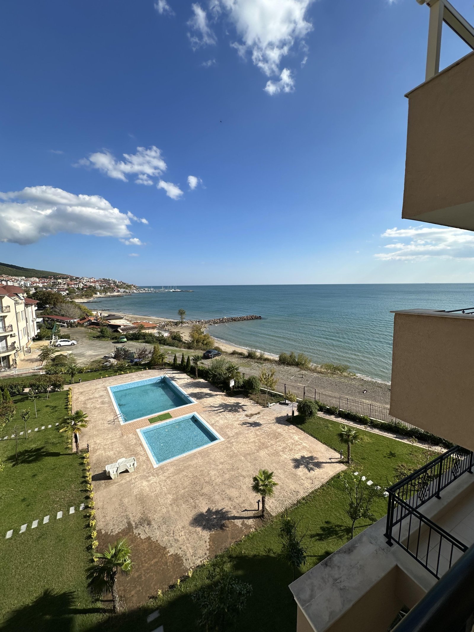 Zweizimmerwohnung in der Wohnanlage Ipanema mit Meerblick in Sveti Vlas