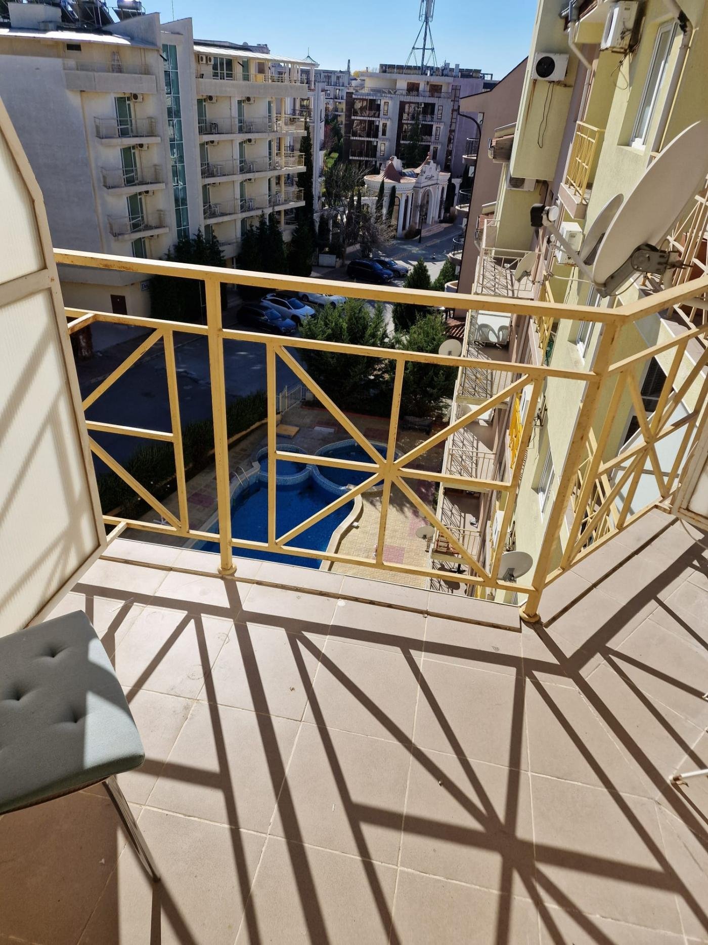 Zweizimmerwohnung in der Wohnanlage Diamond Sky in Sunny Beach