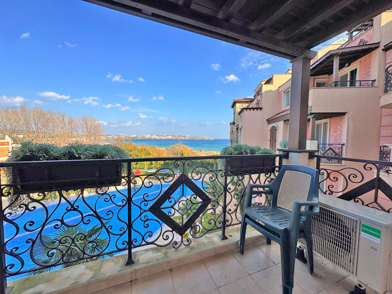 Zweizimmerwohnung im Komplex Saint Juan in Sozopol, Bulgarien