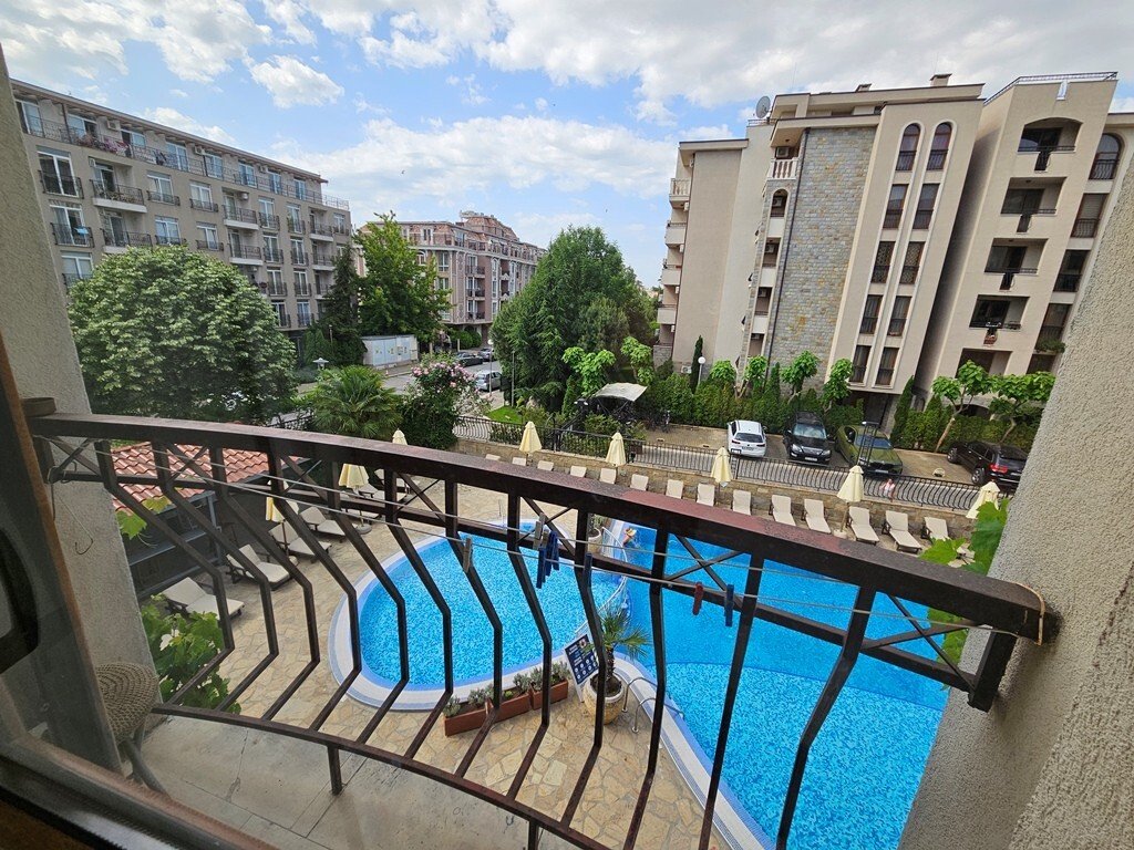 1+1-Apartment im Cascadas Family Resort-Komplex in der Nähe des Sonnenbergs, Bulgarien