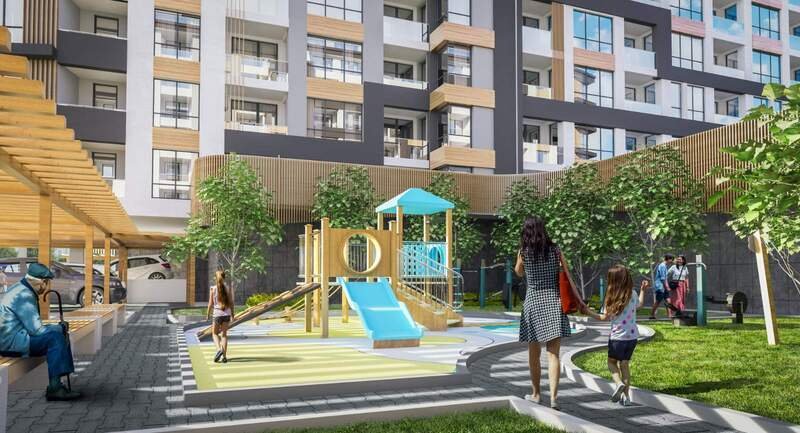 Verschiedene Neubau Wohnungen Komplex Skarabey Tortuga Burgas Bulgarien