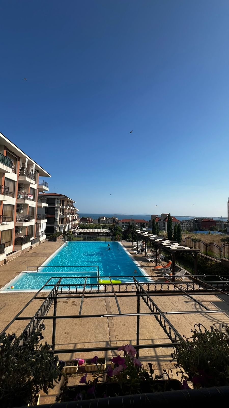 2 Zimmer Wohnung mit Blick auf das Meer Macon Komplex Sveti Vlas Bulgarien