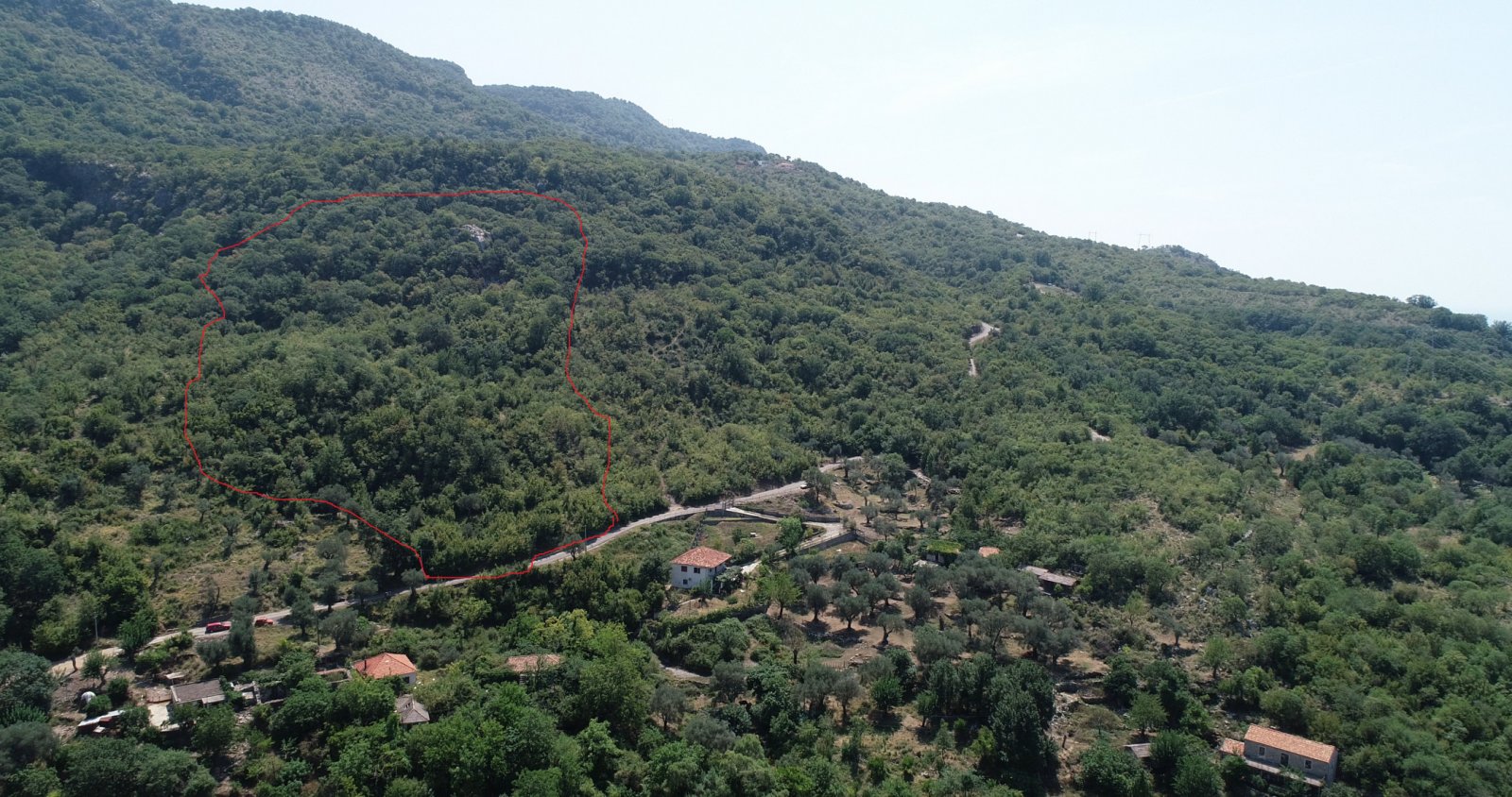 A large building plot in close proximity to Bar, Montenegro