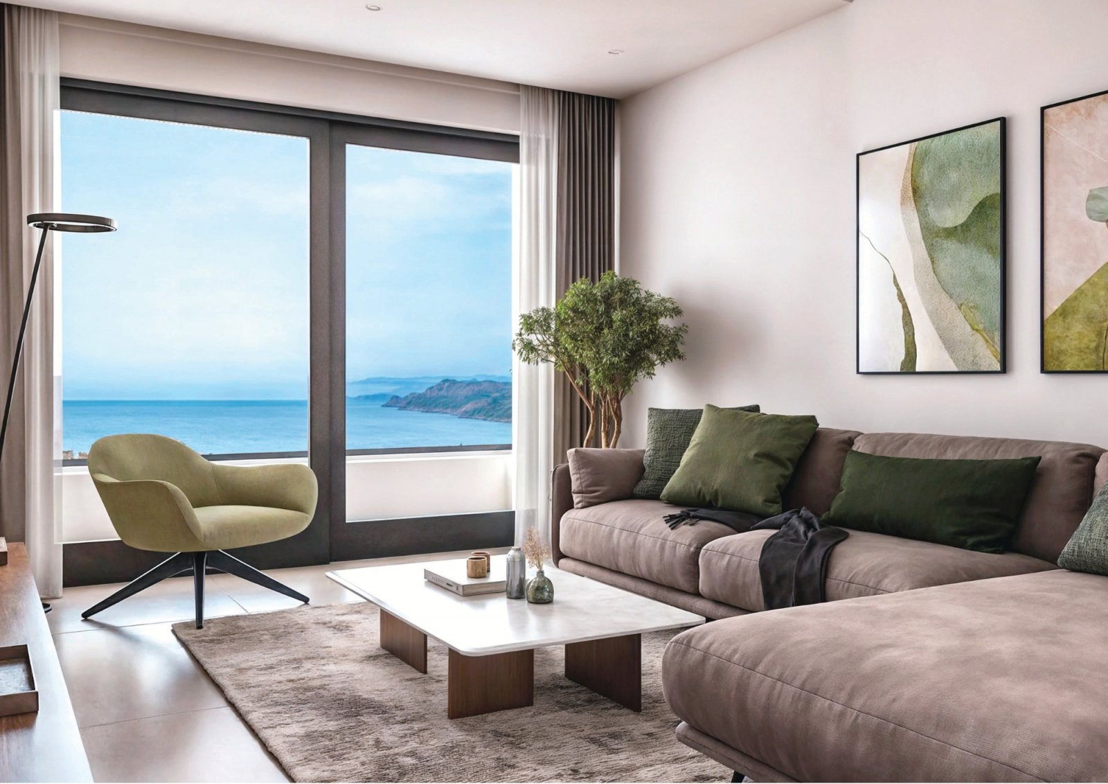 A modern apartment in a residence with a sea view - an investment that makes sense.