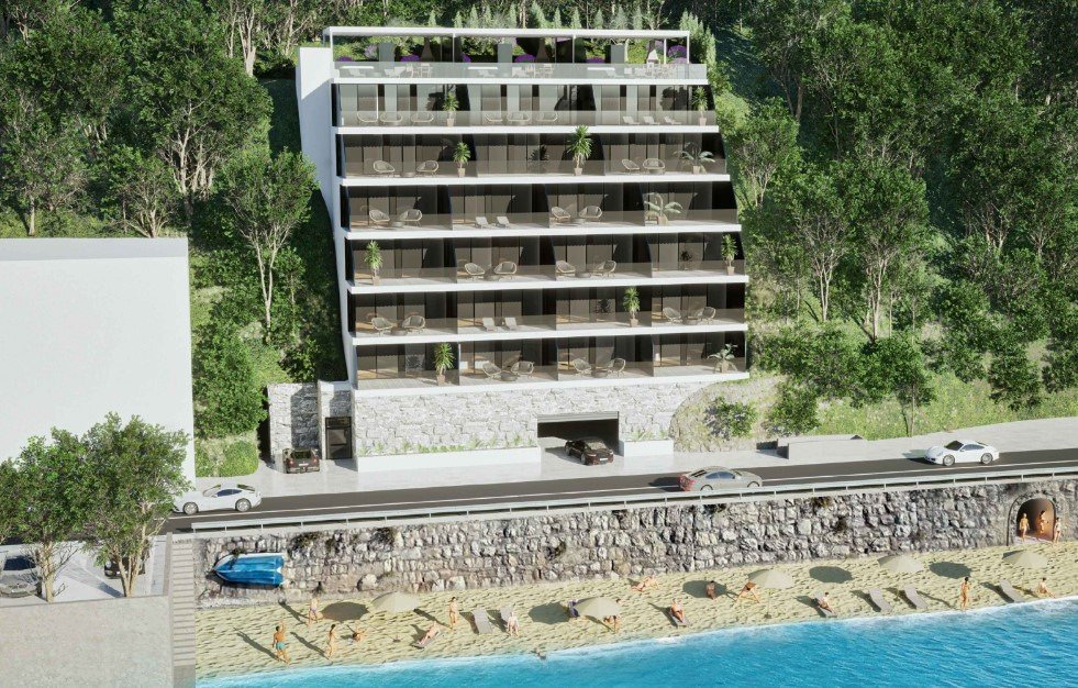 Neues, modernes Apartment mit Meerblick in Krilo Jesenice, in der Nähe von Split