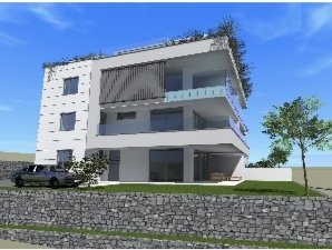 Krk: Neue Wohnung mit Garten in Krk auf der Insel Krk 