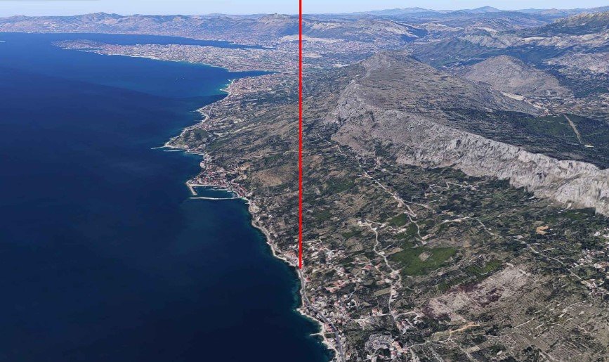 New modern apartment with sea view in Krilo Jesenice, near Split