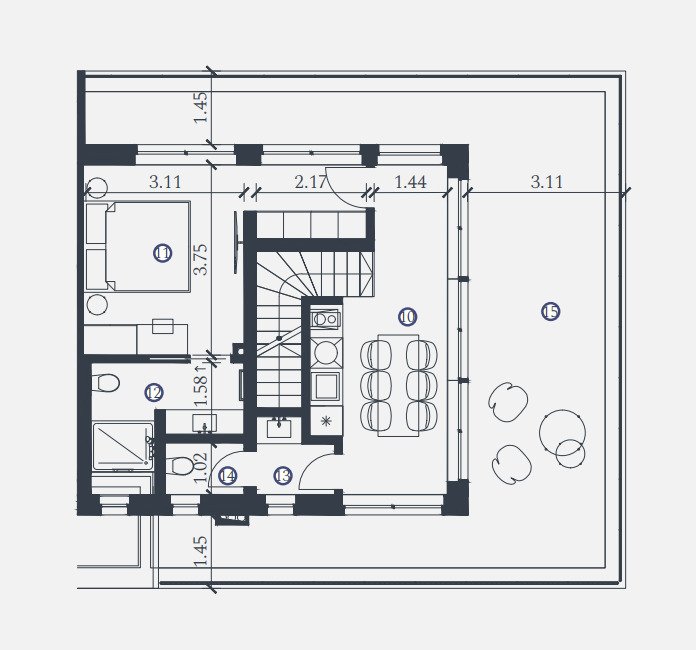 Luxuriöses Penthouse, 100 m vom Meer entfernt in einem Top-Resort, Umag Savudrija, Istrien