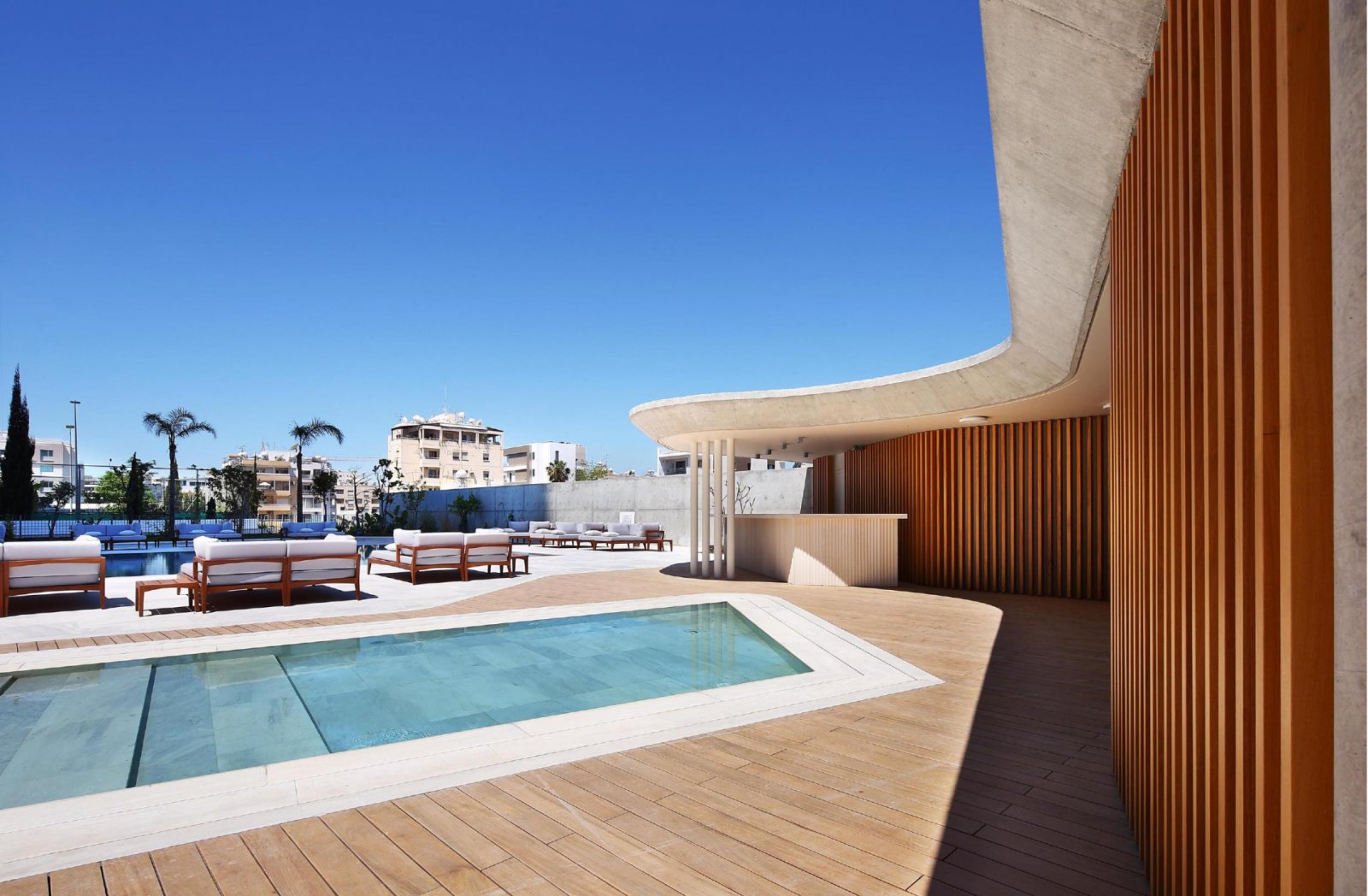 3+1 Schlafzimmer in den luxuriösesten Projekten Zyperns, Panoramablick aufs Meer, zwei Badezimmer