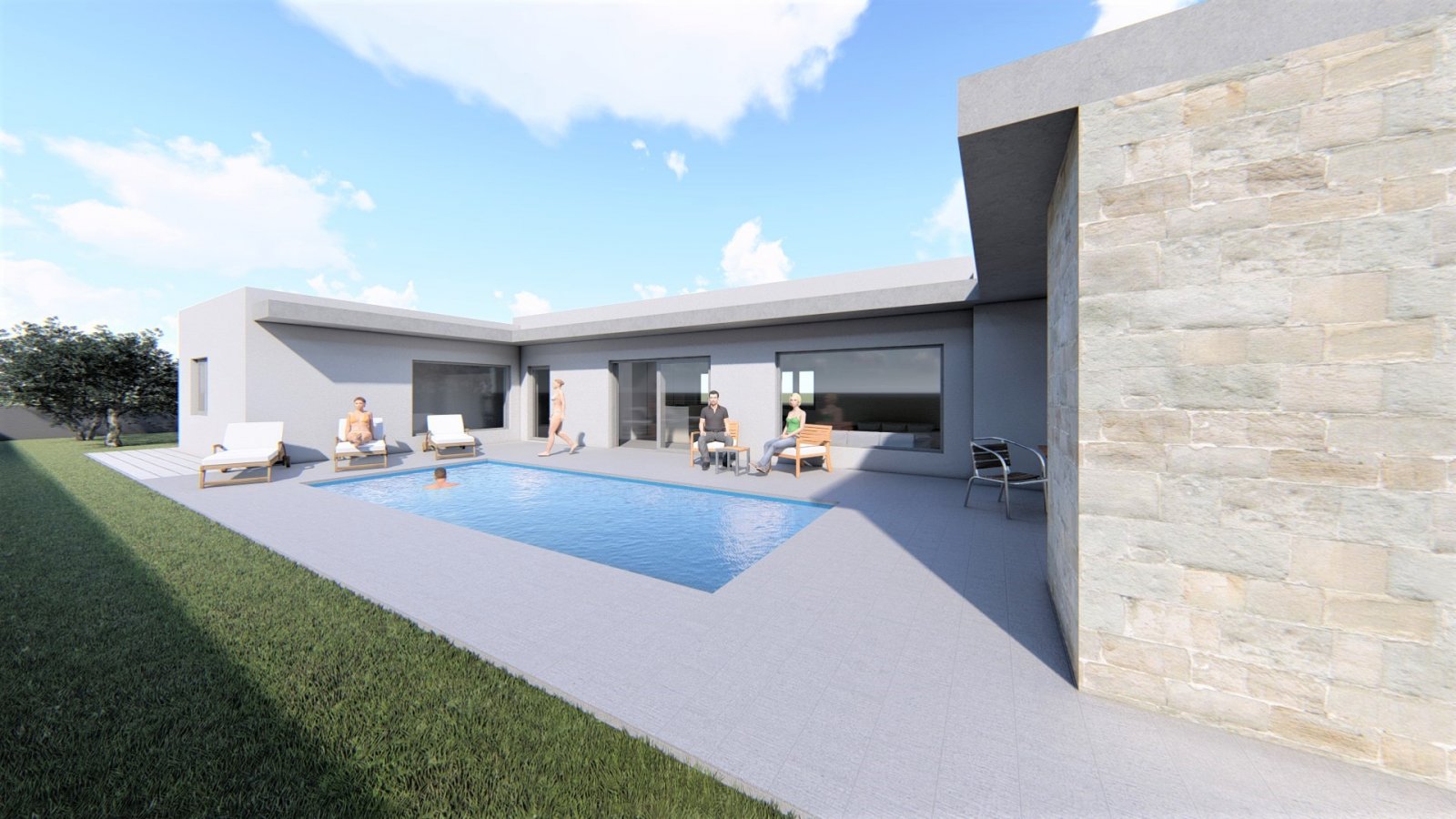 Elegant villa with pool and summer kitchen in a quiet area of Privlaki. Ideal place for relaxation and fun.