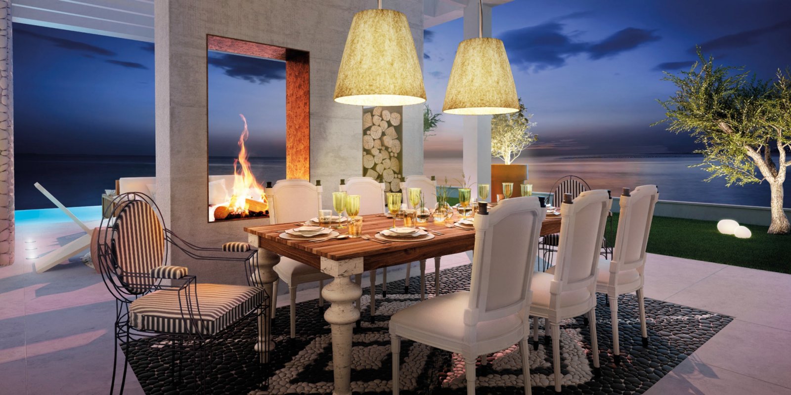 Large 4+1 villa with six bathrooms and a swimming pool right by the sea in Limassol.