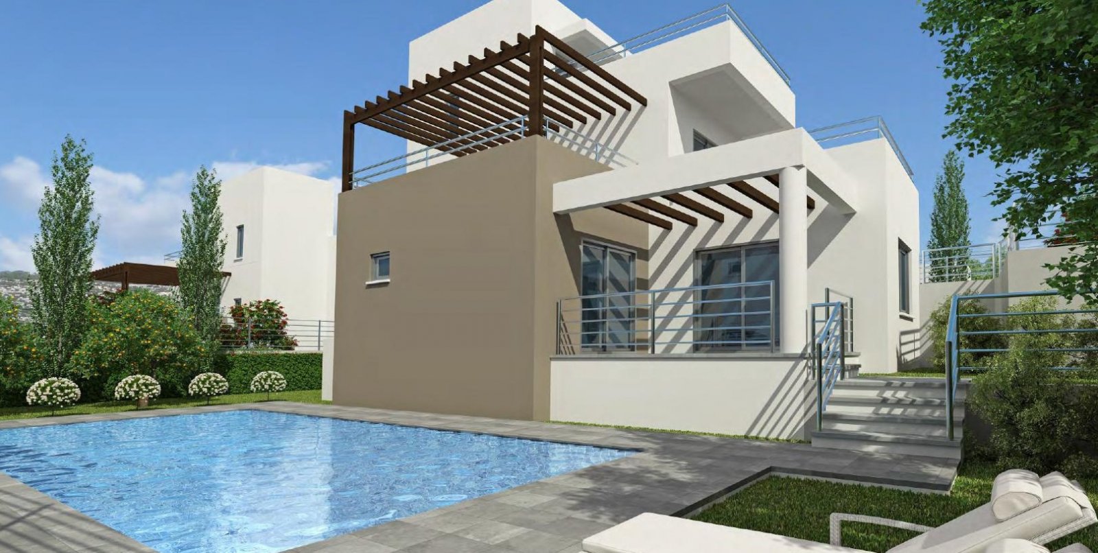 Beautiful 3+1 villa with large plot and swimming pool in a quiet location