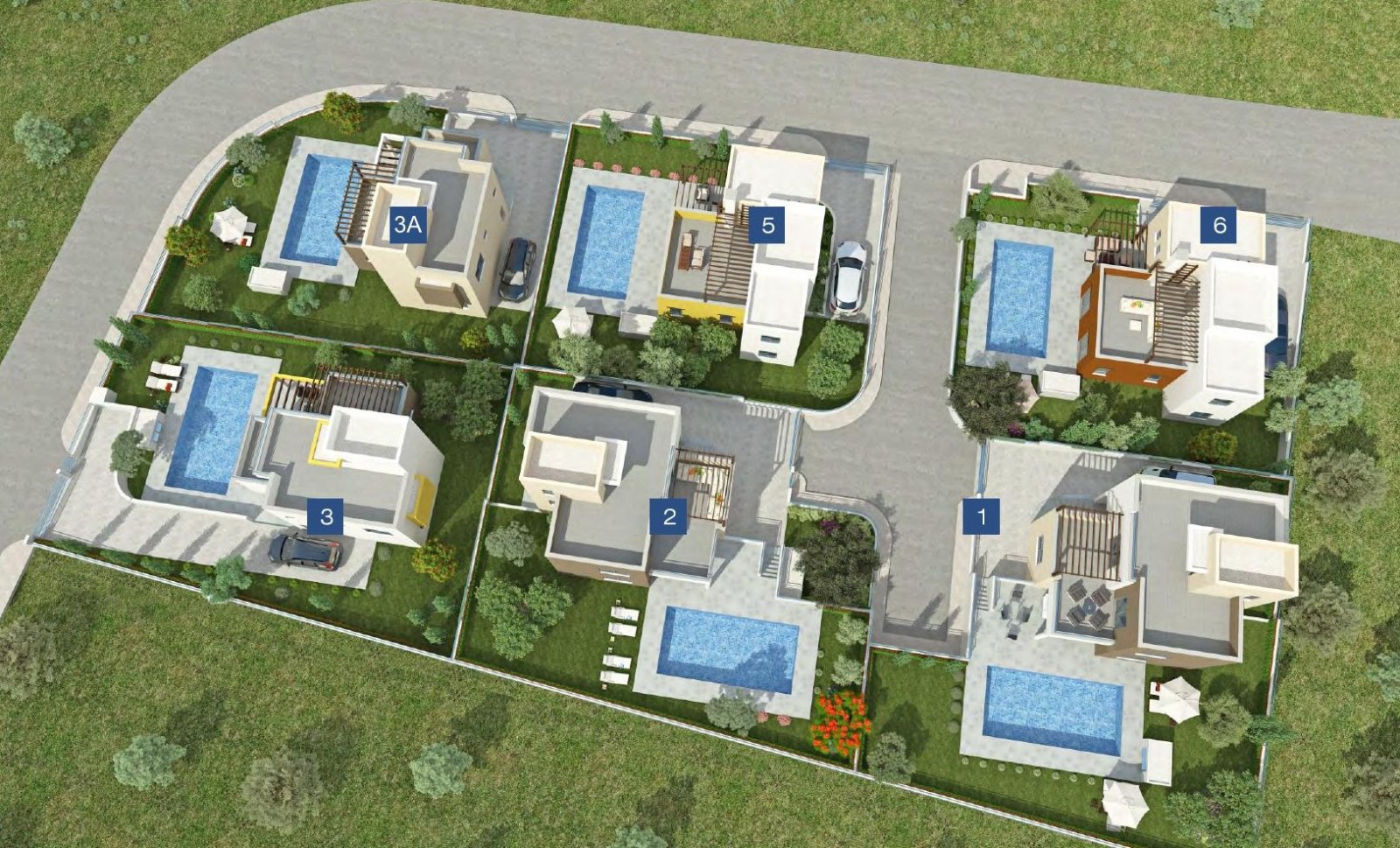 Beautiful 3+1 villa with large plot and swimming pool in a quiet location