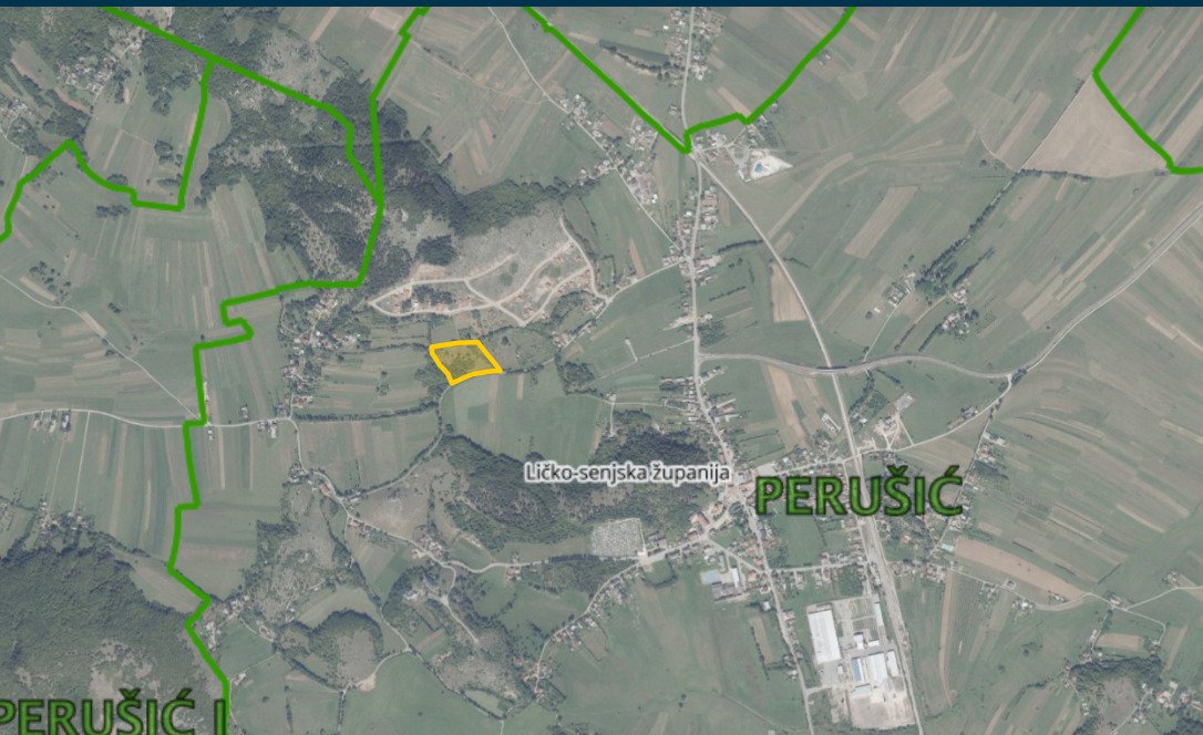 Baugrundstück in Perusic – Ideale Investitionsmöglichkeit für Bauvorhaben in Kroatien