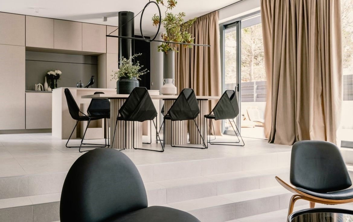 Design villa with pool and sauna 350 m from the sea Šibenik