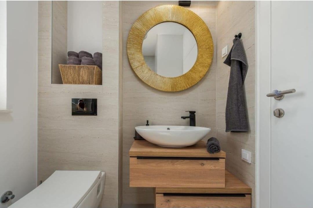 Modern semi-detached house with sea view and swimming pool in a quiet location – Privlaka