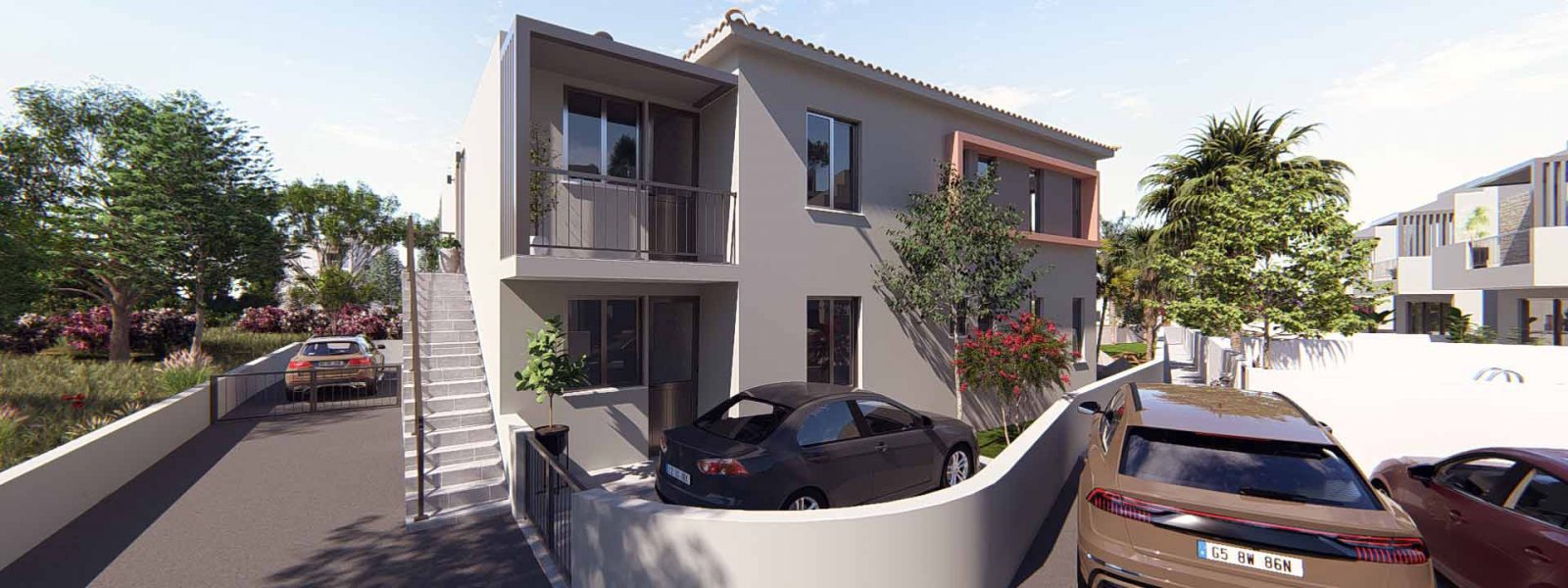 2+1 apartment two bathrooms for a great price in top projects in Cyprus