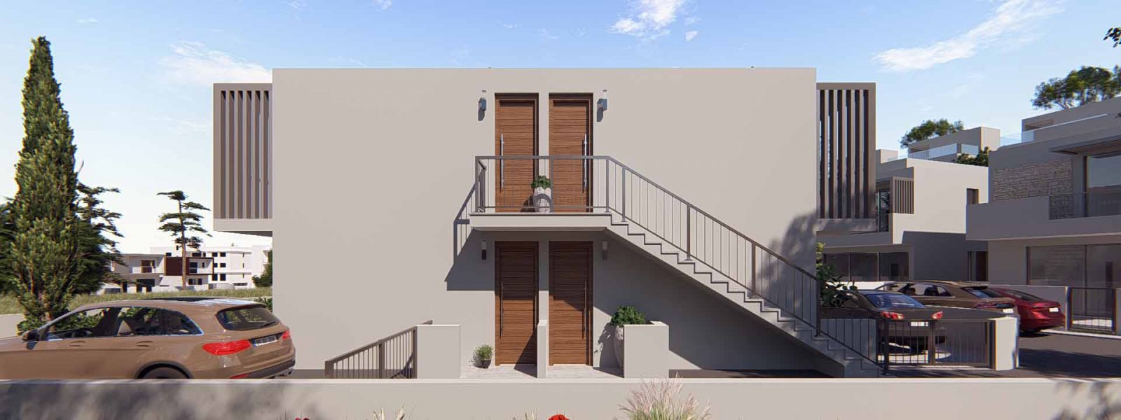 2+1 apartment two bathrooms for a great price in top projects in Cyprus