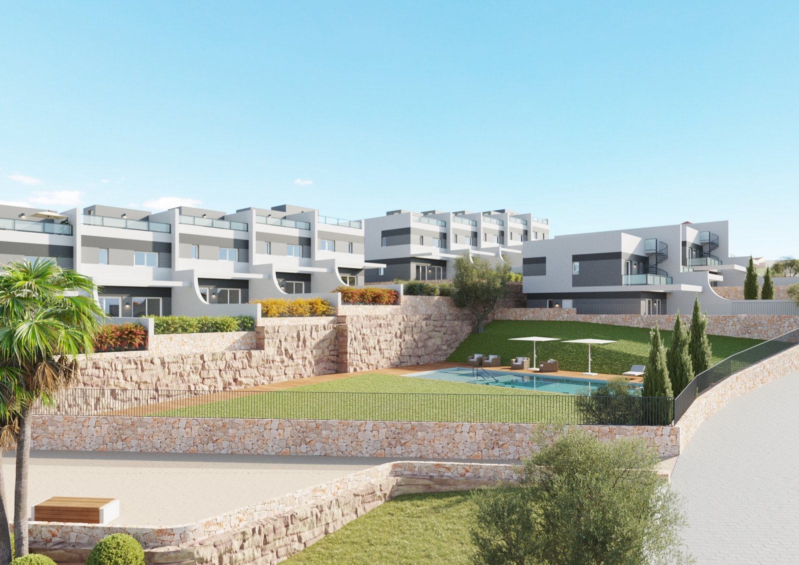 Luxuriöse Stadthäuser und Villen im Wohnprojekt Balcón de Finestrat, Alicante