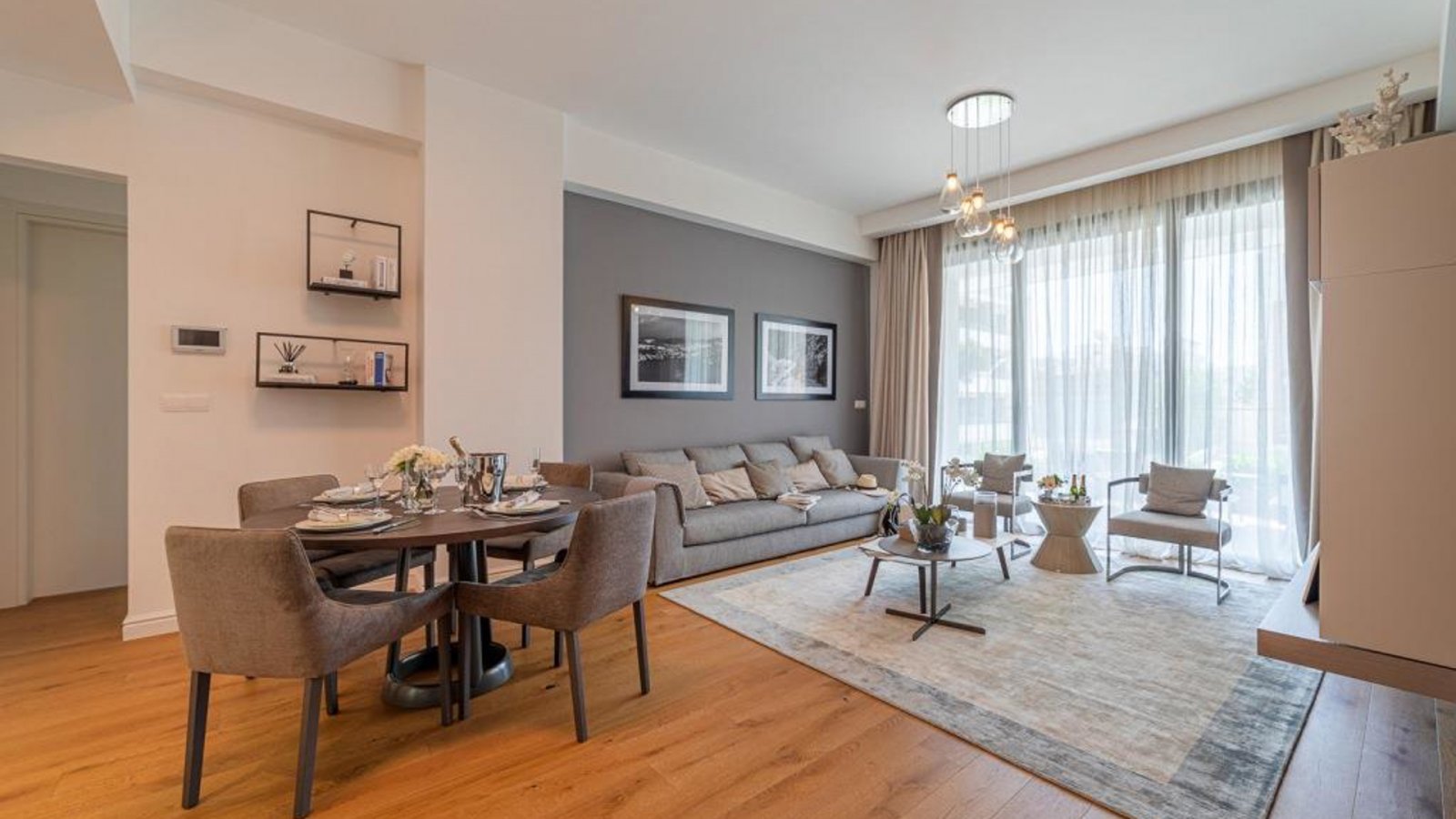 Anlageapartment, ein Schlafzimmer → Panoramablick aufs Meer, in Strandnähe → Paphos