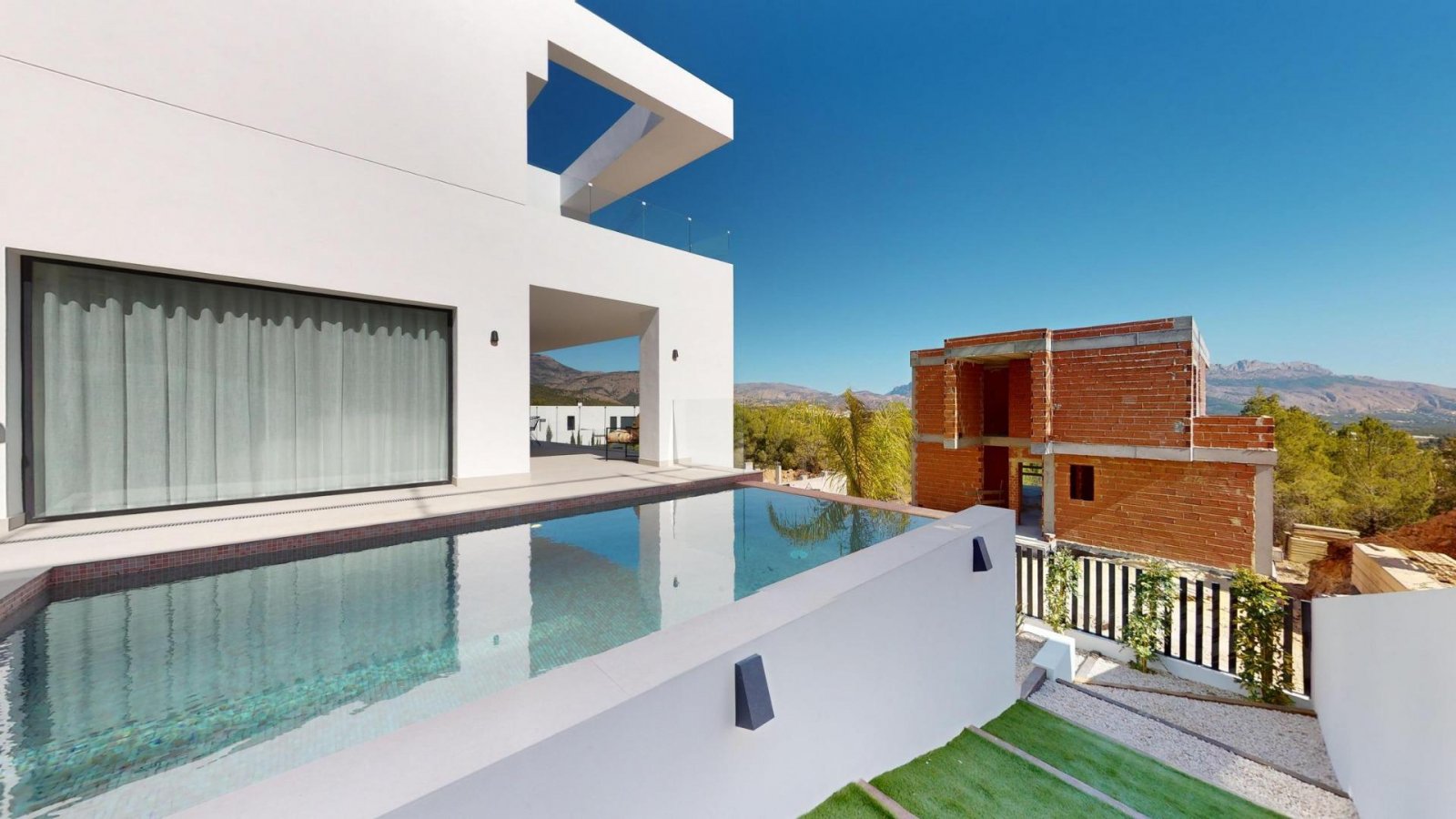 Luxury new villa with swimming pool and panoramic sea and mountain views - Polop, Costa Blanca