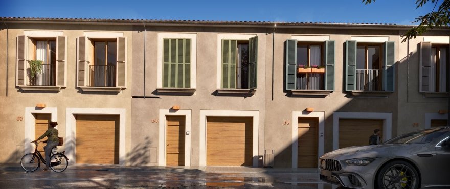 Luxury townhouse with garage - modern living with traditional charm in the heart of Mallorca