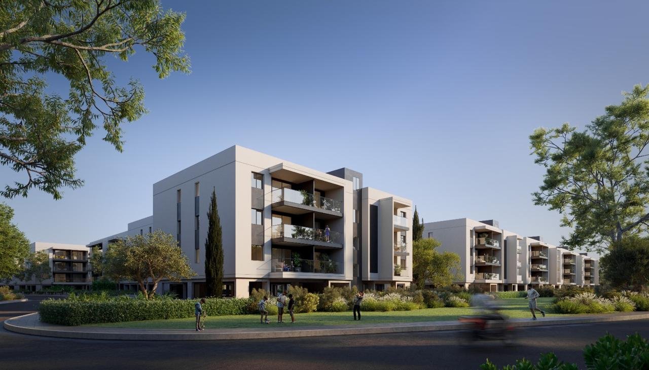 Luxury two-bedroom apartment → resort area with swimming pools and fitness → Limassol