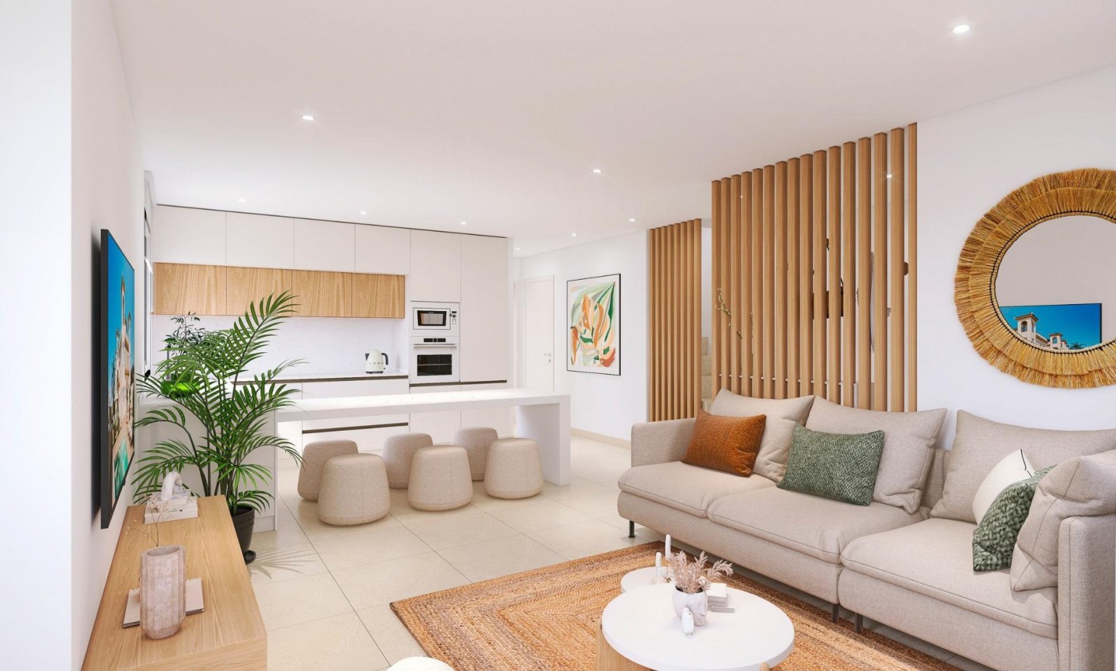 Spacious villa with terrace and garage - peaceful living in Bigastro