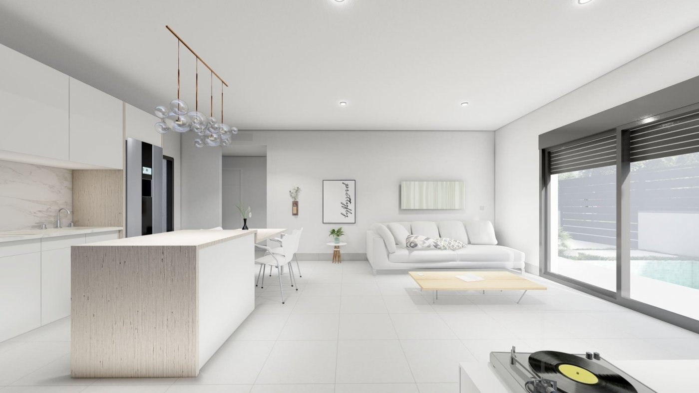 Modern semi-detached villa → swimming pool, solarium and golf nearby → Roldán, Torre Pacheco