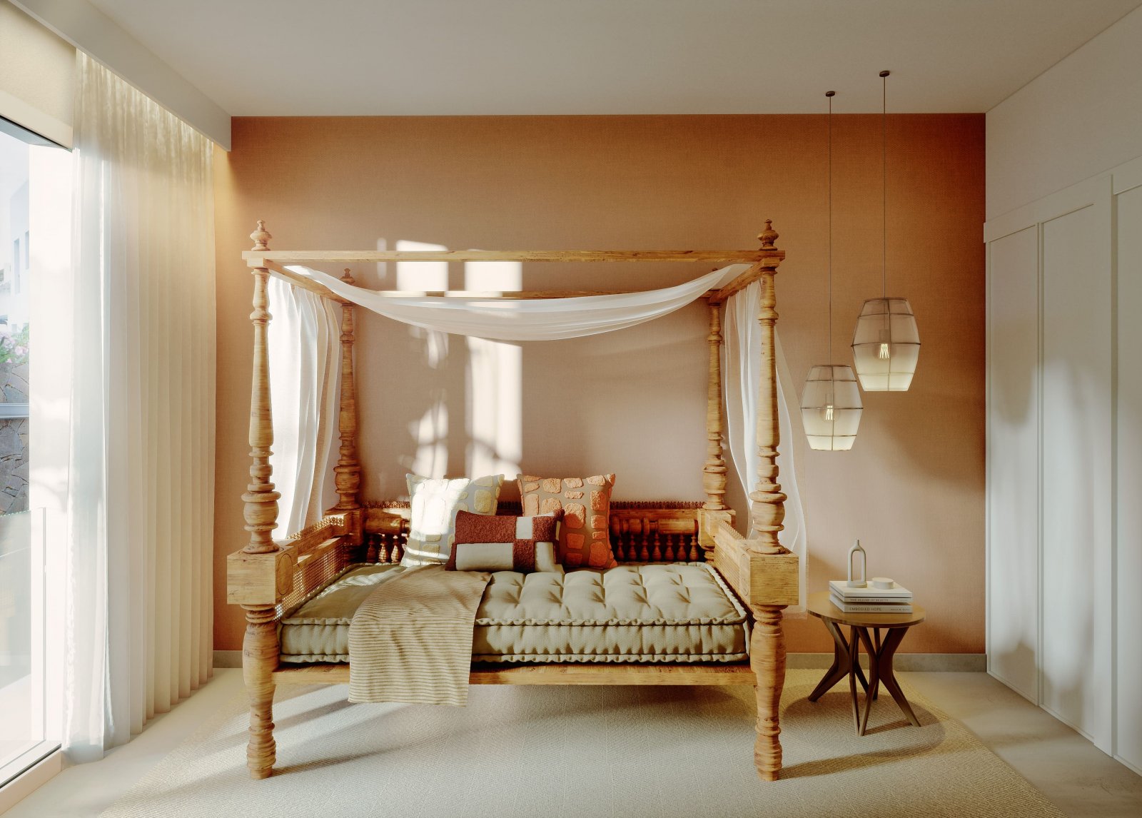 Luxury townhouse → 100 m from the sea, private pool → Ventanicas-El Cantal