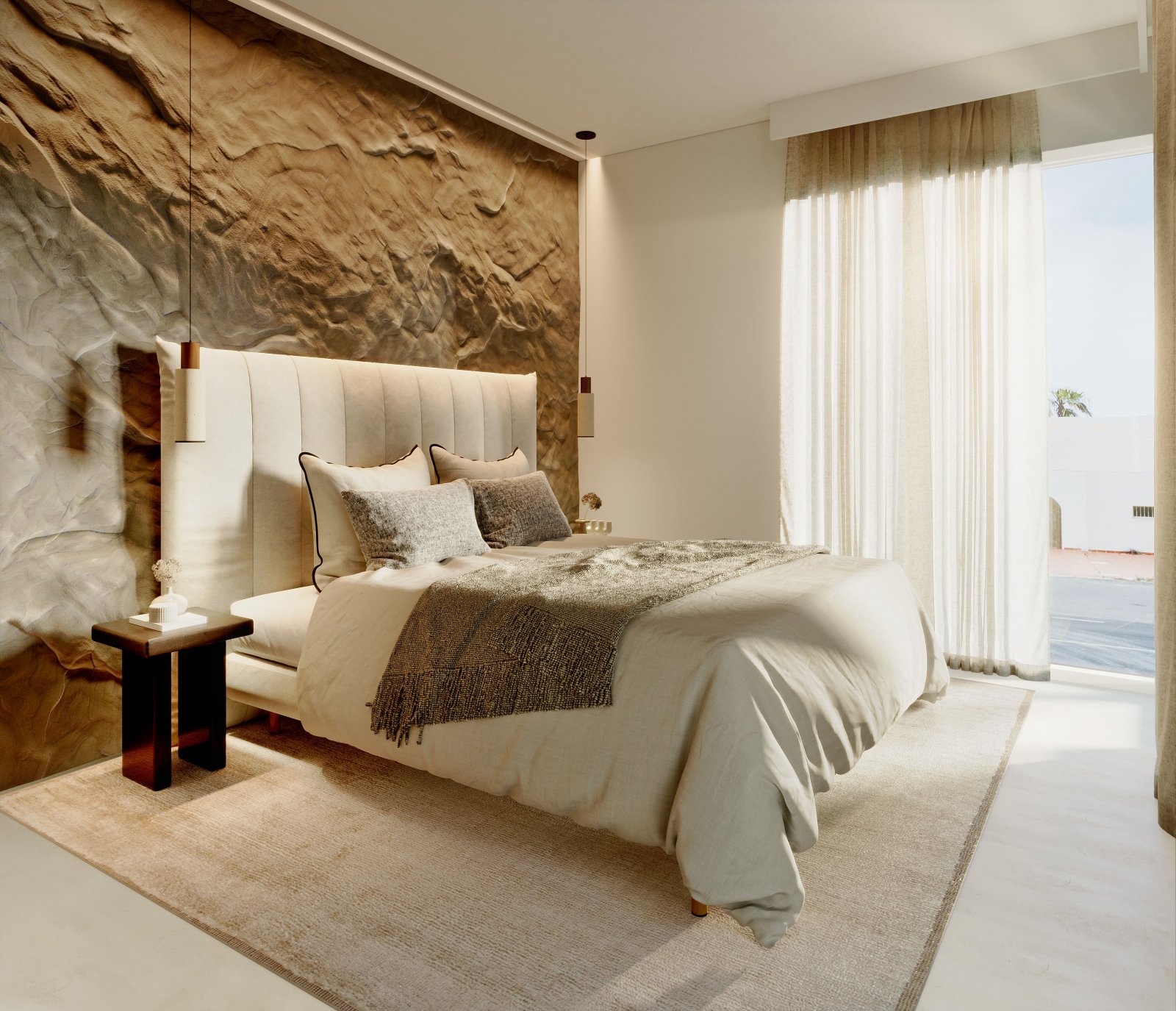 Luxury townhouse → 100 m from the sea, private pool → Ventanicas-El Cantal