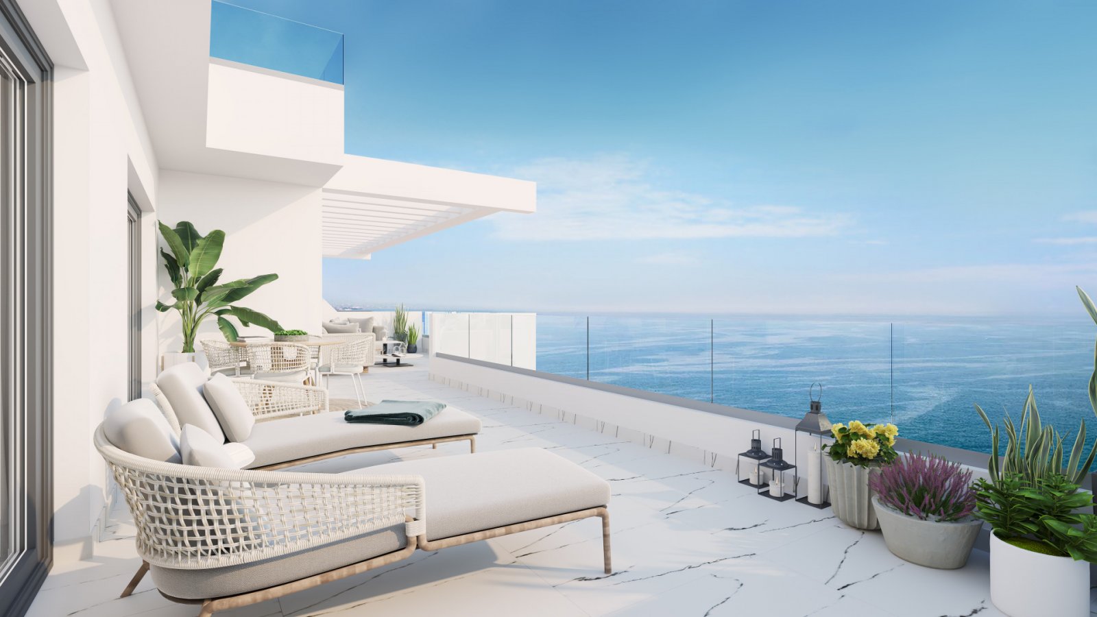 Exclusive penthouse → sea view and 1 km to the beach → Casares Costa