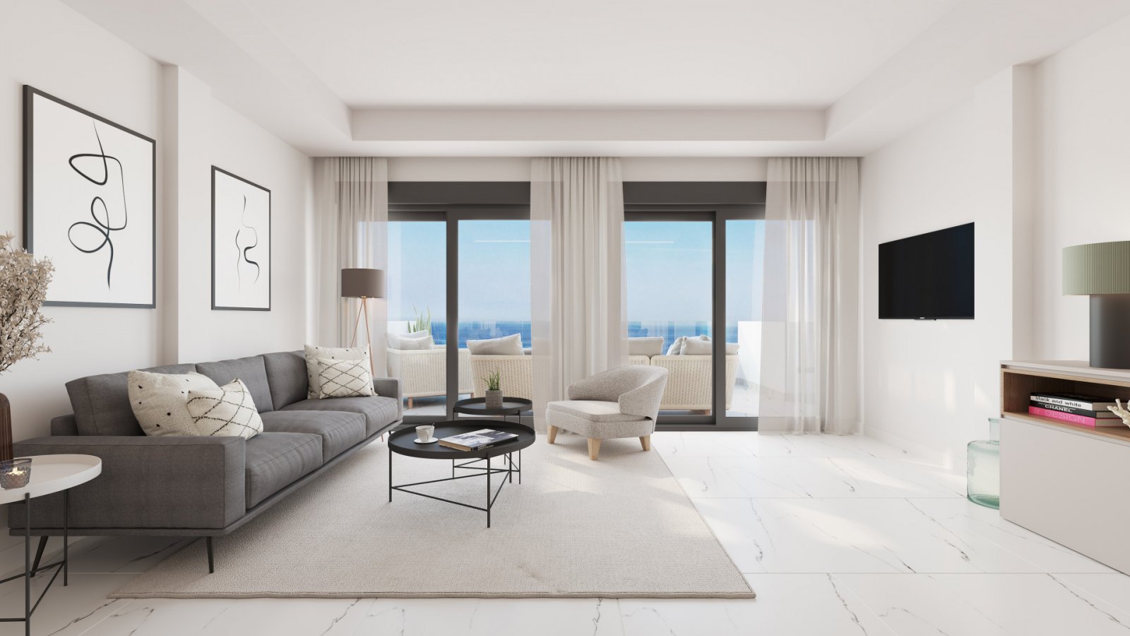 Exclusive penthouse → sea view and 1 km to the beach → Casares Costa