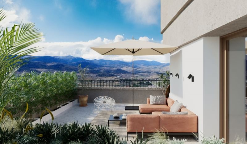 Modern apartments → shared pool and peaceful natural surroundings → Hondón de las Nieves