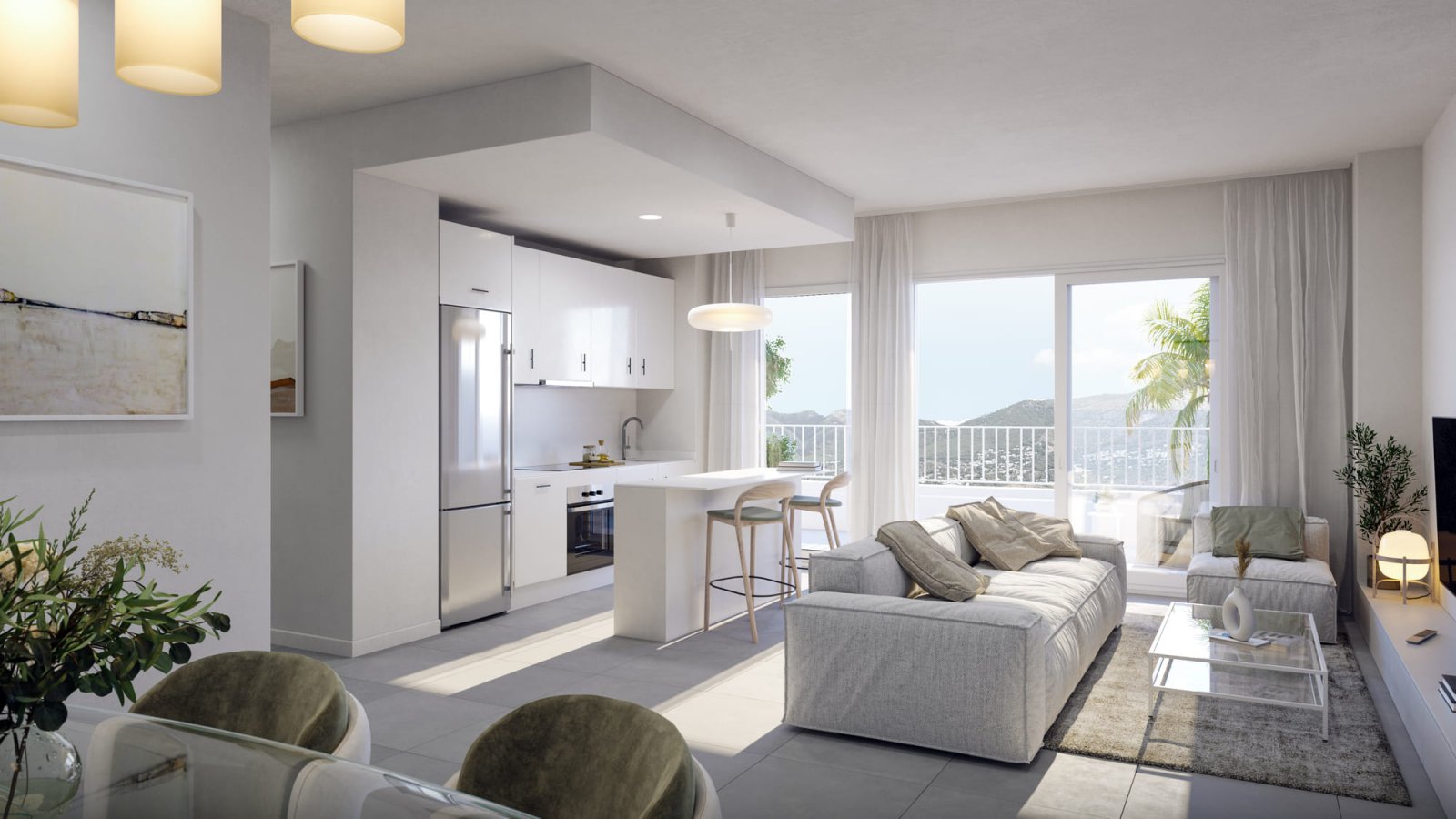 Modern apartments → sea view → Fuengirola