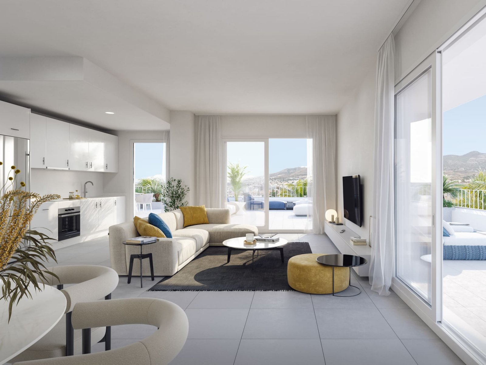 Modern apartments → sea view → Fuengirola