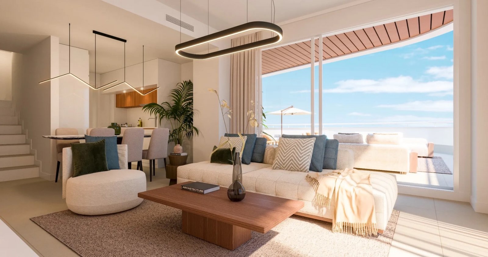 Modern apartment with sea views, solarium and pool Torrox