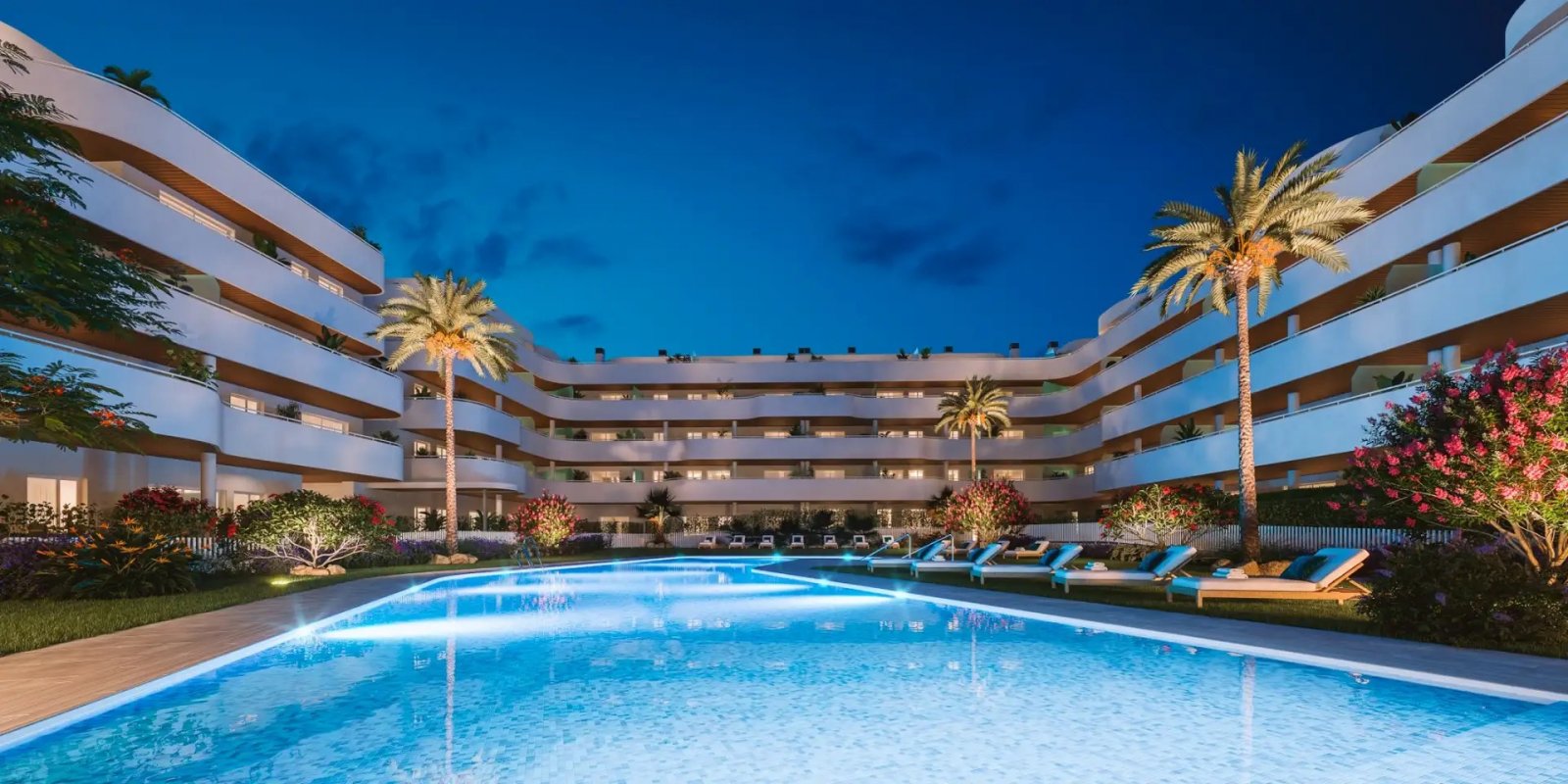 Modern apartment with sea views, solarium and pool Torrox