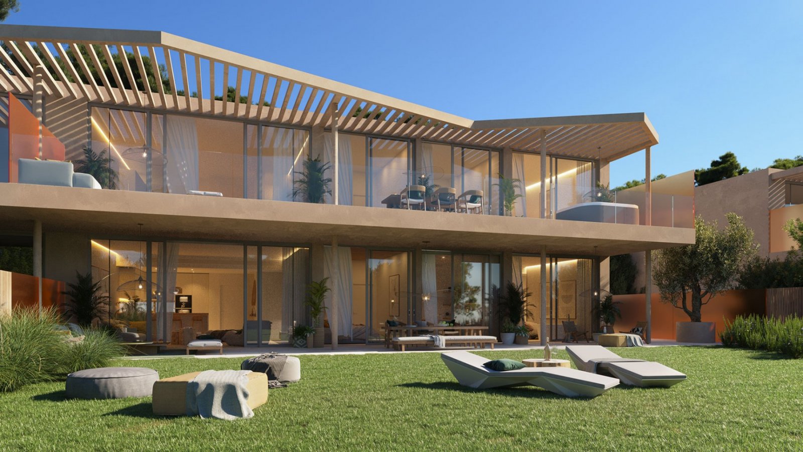 Luxusvillen → Meerblick und 3 km vom Strand entfernt → La Capellania