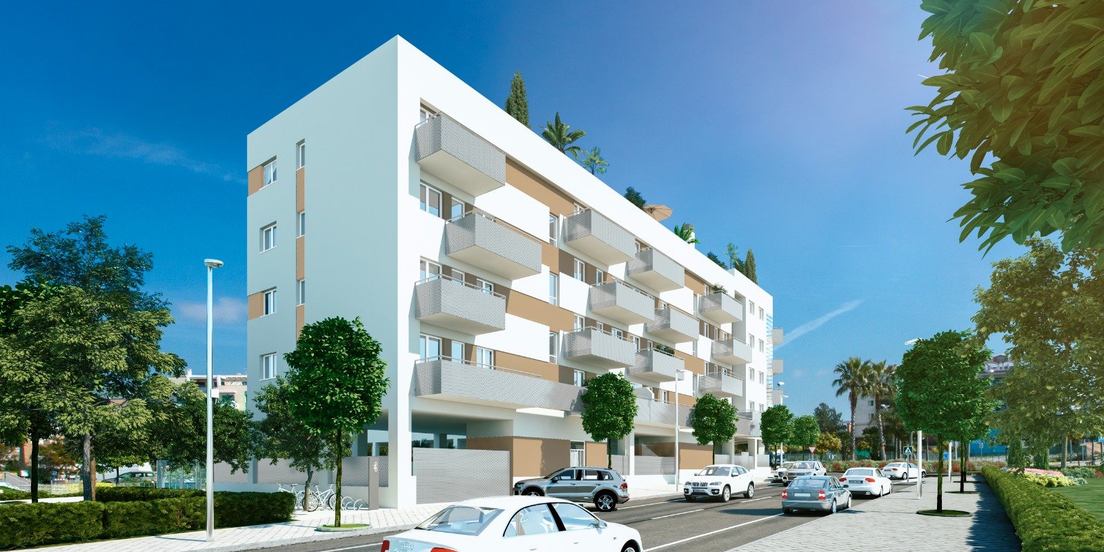 Modern apartments and penthouses → 4 km from the sea, swimming pool and terraces → Vélez-Málaga