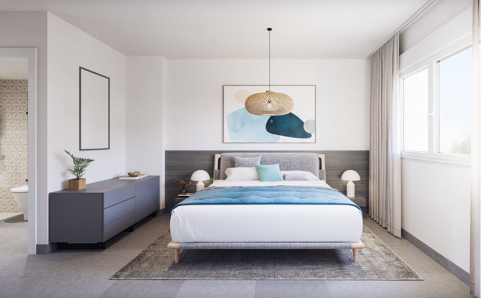 Modern apartments → 1 km from the beach, sea view → Torre del Mar