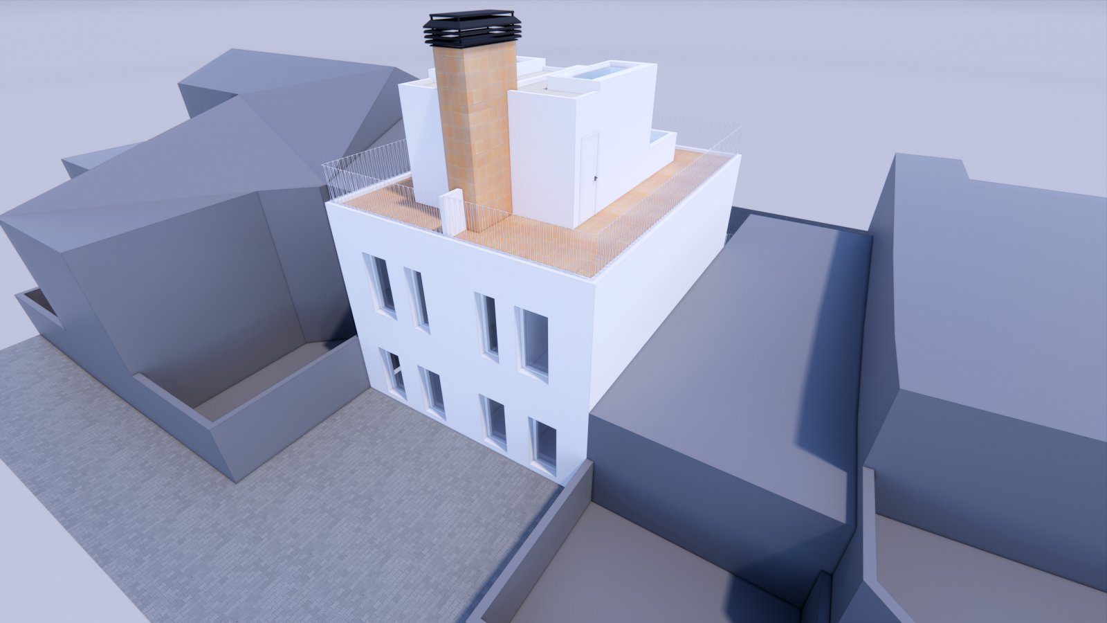 Exklusives Doppelhaus mit Meerblick, 500 m von der Küste Cartagenas entfernt