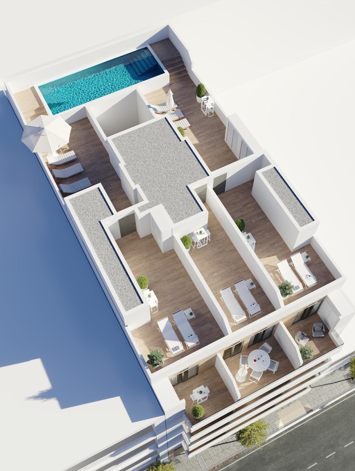Exclusive apartments and penthouses 400 m from the sea in Torrevieja