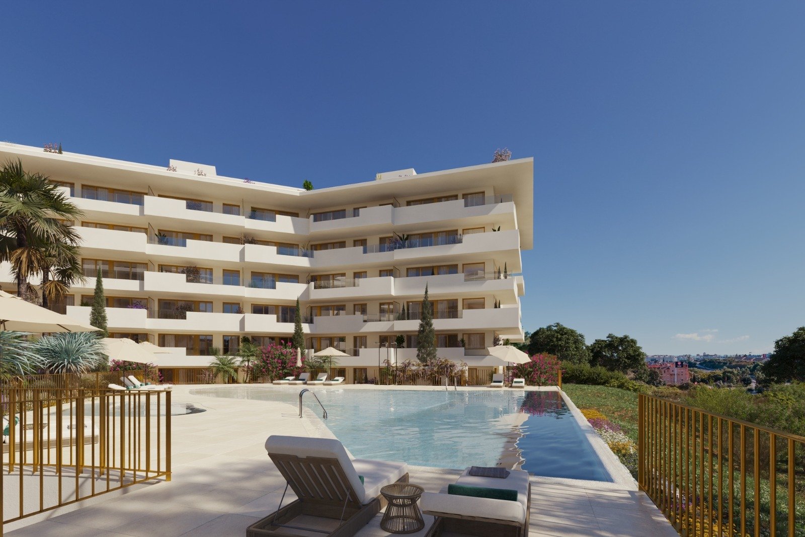 Moderne Apartments, 2 km vom Meer entfernt, Fuengirola