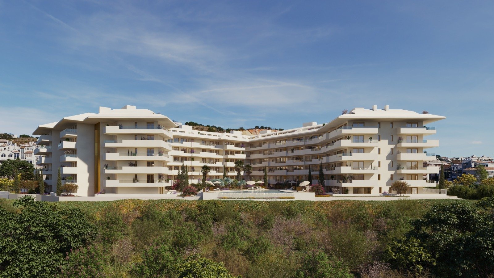 Moderne Apartments, 2 km vom Meer entfernt, Fuengirola