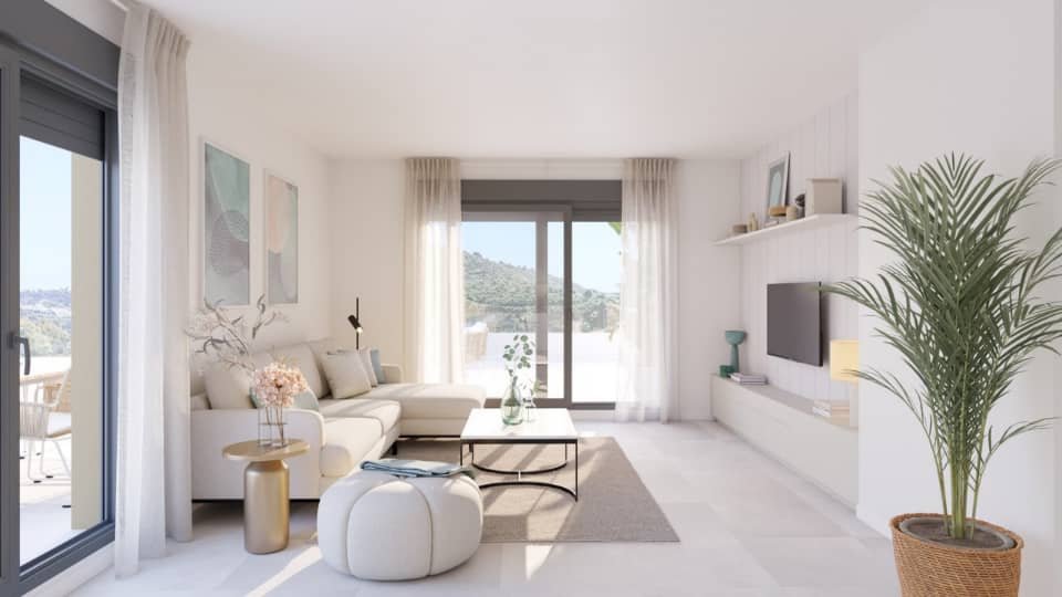 Exclusive apartments, private terraces and pools by the beach, La Cala de Mijas